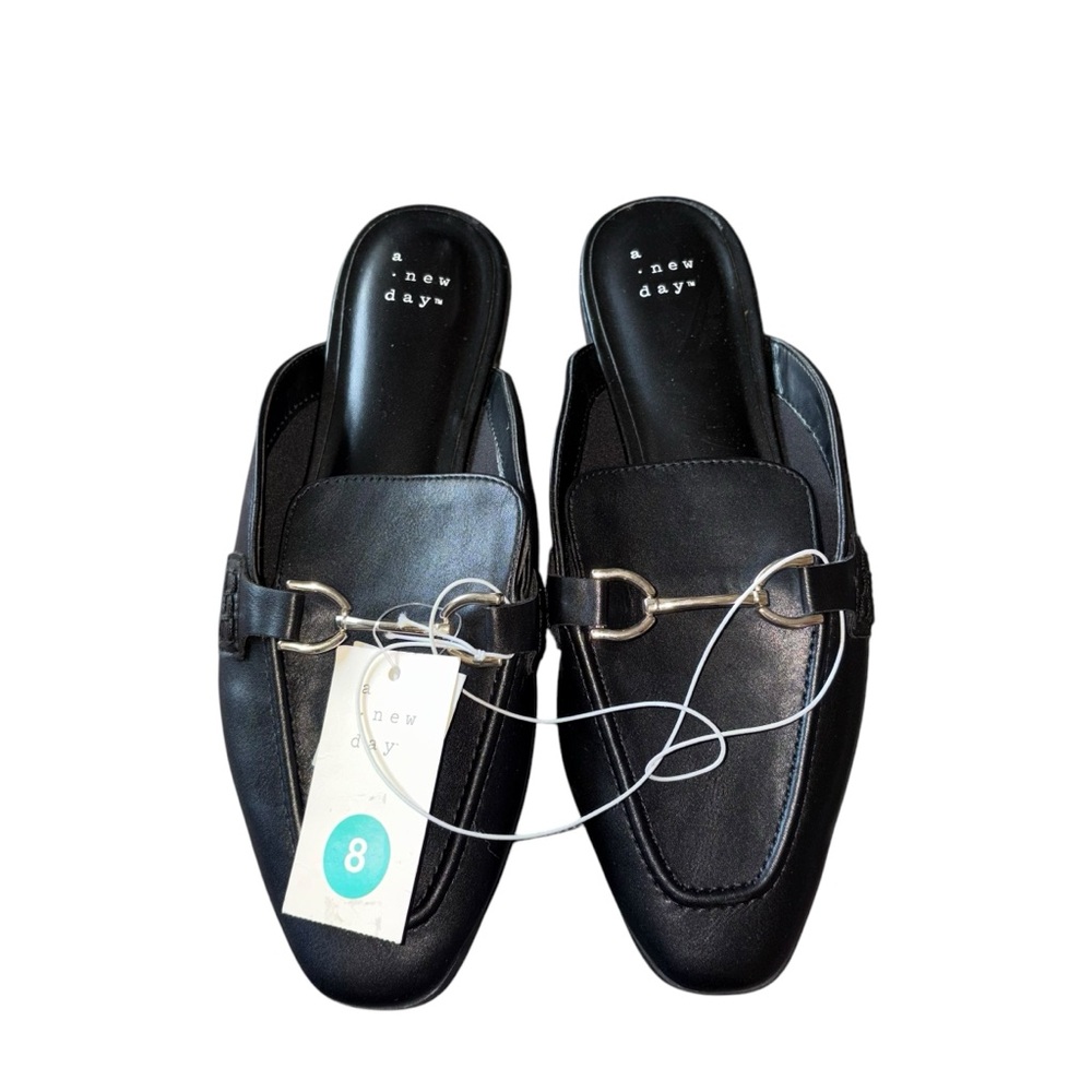 NWT A New Day Black Slip-On Loafers size 8